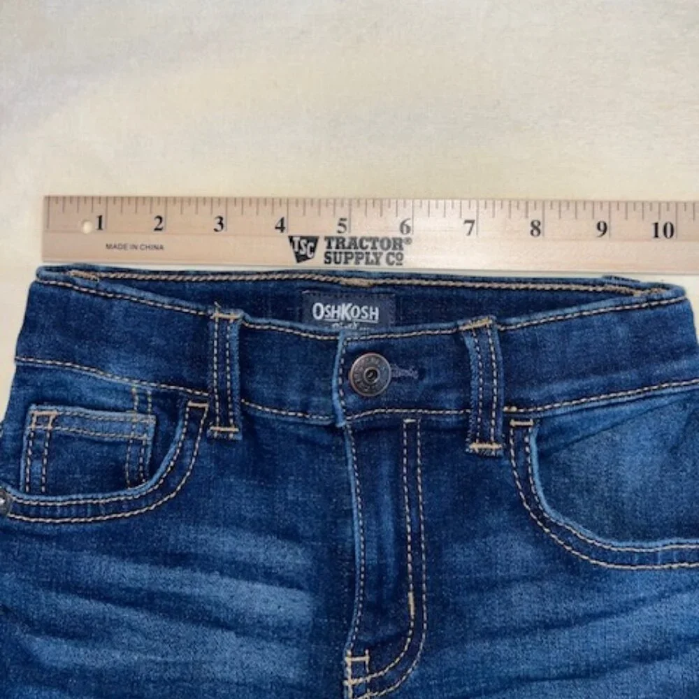 OSHKOSH B’GOSH | Boys Jeans Size 4 Kid Adjustable waist stretch-NWT